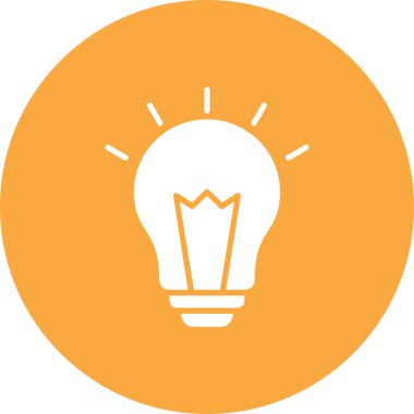 Ampul Ağı simgesi, basit vektör illüstrasyonu