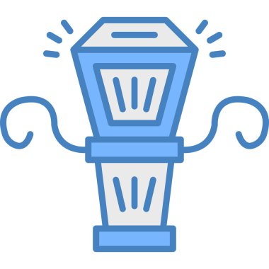 Kahve makinesi ikonu. Web için kahve makinesi vektör simgelerinin basit çizimi.