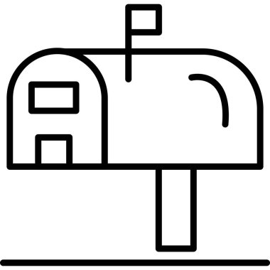 Otelde. Web simgesi basit illüstrasyon