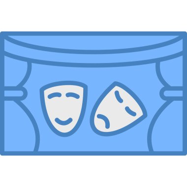Maskeler tiyatro ikonu - ana hatlarıyla