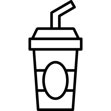 kahve fincanı ikonu iç, taslak tarzı