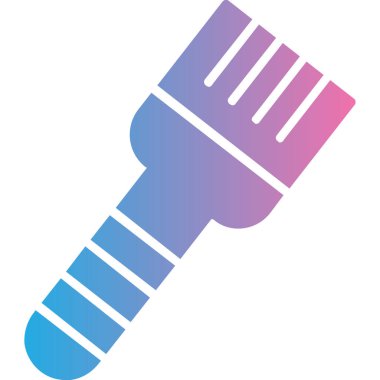 fırça web simgesi basit vektör illüstrasyonu