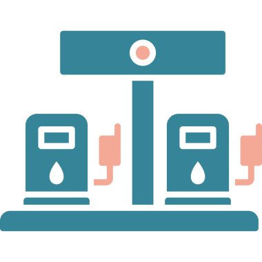 Benzin pompası. Web simgesi