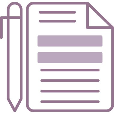 Dosya. Web simgesi basit illüstrasyon