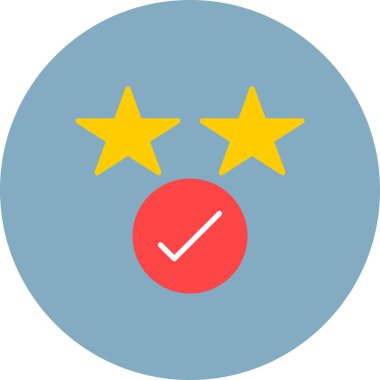 derecelendirme simgesi vektör illüstrasyonu