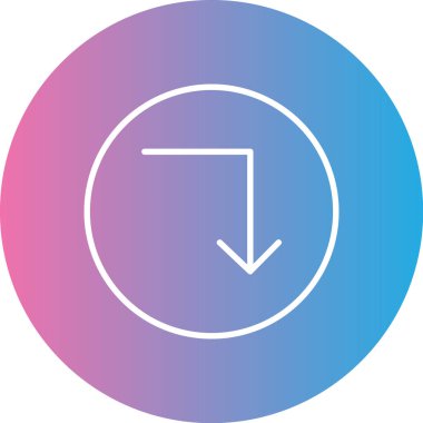 Oklar vektör simgesi modern basit illüstrasyon