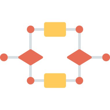 ağ paylaşım simgesi çizimi.