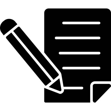 Belge. Web simgesi basit tasarım