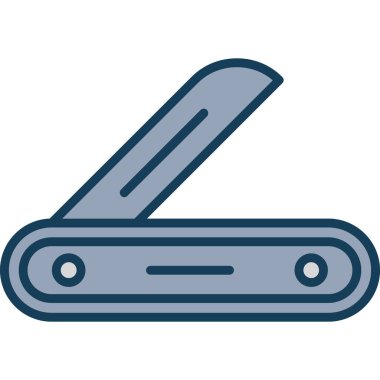 Kesici. Web simgesi basit illüstrasyon