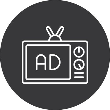 reklam vektörü sembol tasarımı