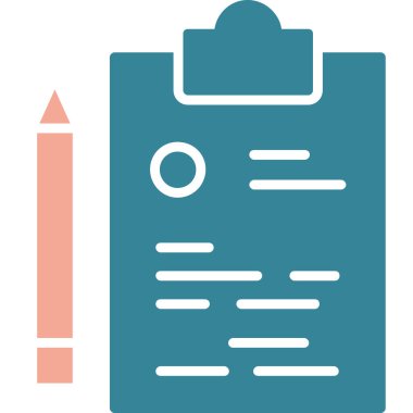 Belge. Web simgesi basit illüstrasyon