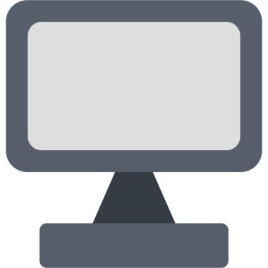 monitör simgesi. vektör çizim