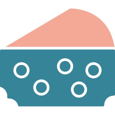 ekmek ikonu vektör illüstrasyonu