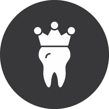 taç simgesi vektör illüstrasyonu