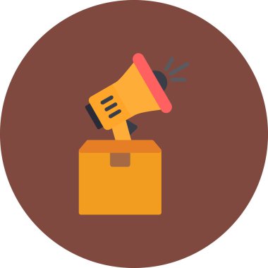 Pazarlama & duyurusu için işletme yönetimi dairesi simgesi