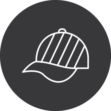 beysbol şapkası vektör simgesi modern basit vektör illüstrasyonu