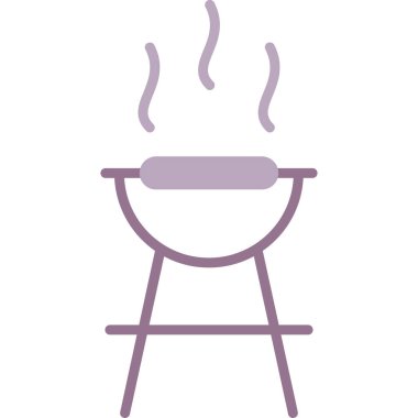 Mutfak simgesi, basit vektör tasarımı illüstrasyonu