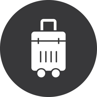 Çanta. Web simgesi basit tasarım