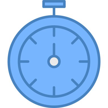 Saat simgesi vektör illüstrasyonu