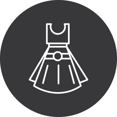 Modern simgenin vektör illüstrasyonu