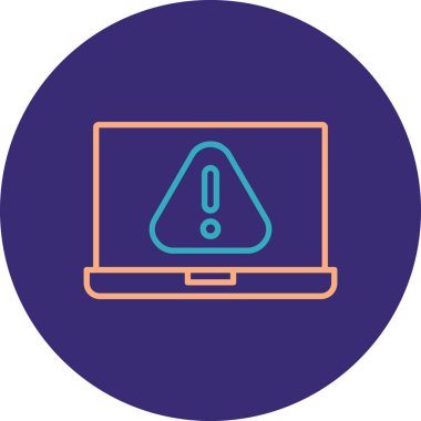 Bilgisayar monitörü. Basit resimleme