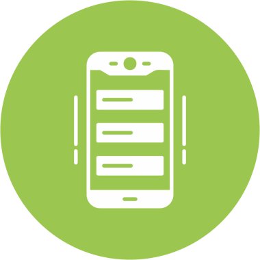 cep telefonu, vektör illüstrasyonu