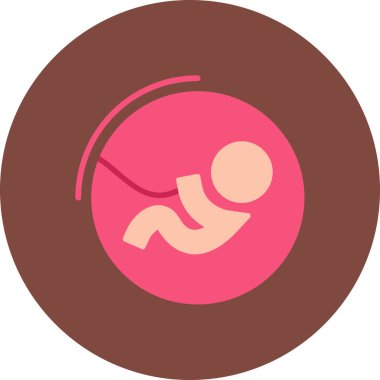 bebek ikonu vektör illüstrasyonu