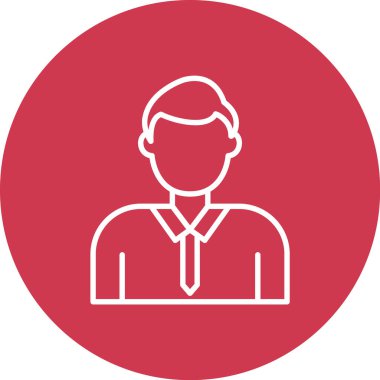 man simgesi, vektör illüstrasyonu