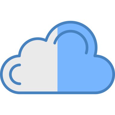 cloud computing. web icon simple design