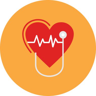 Web sitesi için kalp vektör simgesi modern basit vektör illüstrasyonu