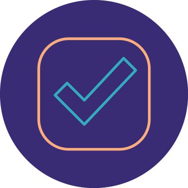 Tik tak. Web simgesi basit illüstrasyon