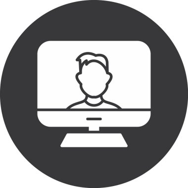 Laptop Vektör Simge Tasarımı