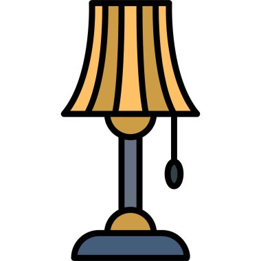 lamba vektörü düz renk simgesi