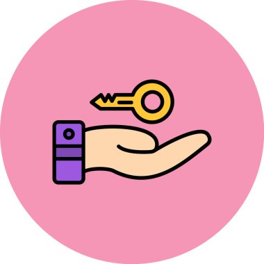 Anahtar Simgesi ile El