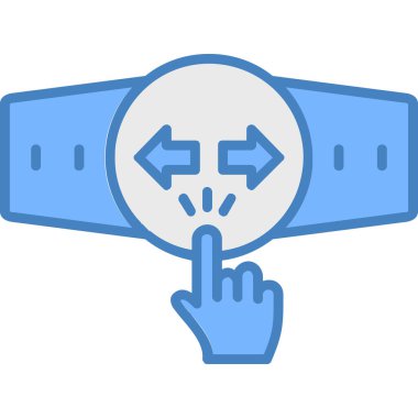 ok simgesi vektör illüstrasyon tasarımı ile el