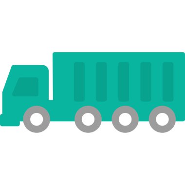 araba ulaşım düz vektör simgesi