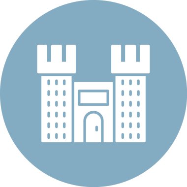 bina simgesi, vektör illüstrasyonu