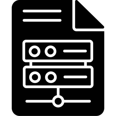 Dosya. Web simgesi basit illüstrasyon