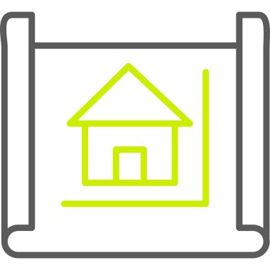 ev simgesi vektör illüstrasyonu