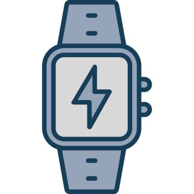 smartwatch simgesinin vektör illüstrasyonu