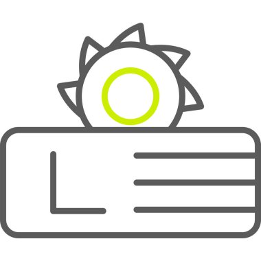 Gıda simgesinin vektör illüstrasyonu