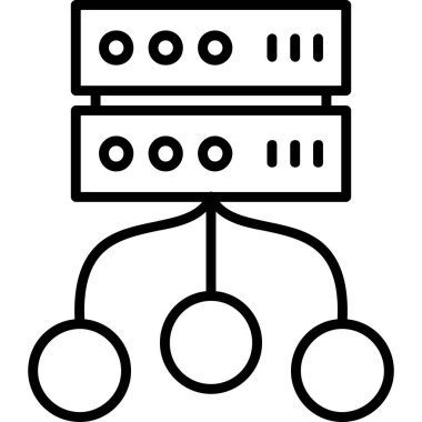 ağ paylaşım simgesi çizimi