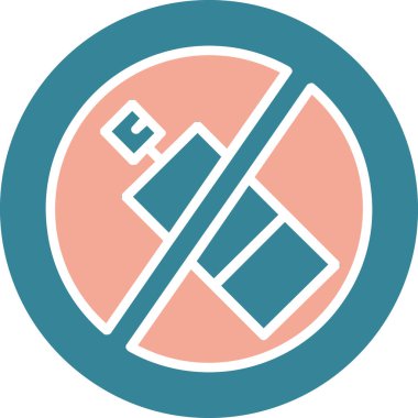 Modern b 'nin vektör illüstrasyonu eksik simgesi