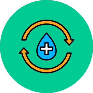 vektör geri dönüşüm simgesi çizimi