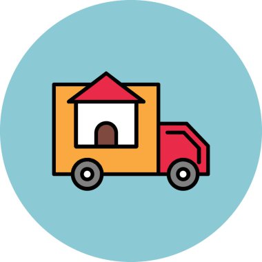 araba simgesi vektör illüstrasyonu