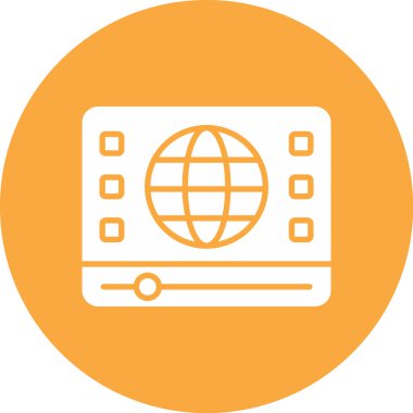 Web vektör illüstrasyon simgesi