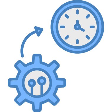 dişli saat ayarı simgesi