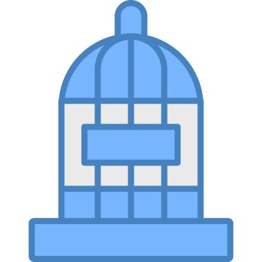 Bina. Web simgesi basit illüstrasyon