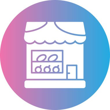 alışveriş web simgesi vektör illüstrasyonu