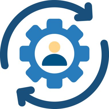 iş yönetimi vektör simgesi